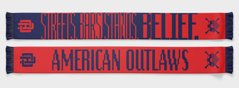 Streets. Bars. Stands. Belief. Scarf