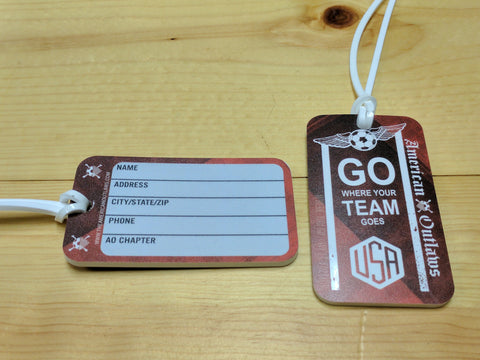 New! AO Luggage Tags (2 PACK)